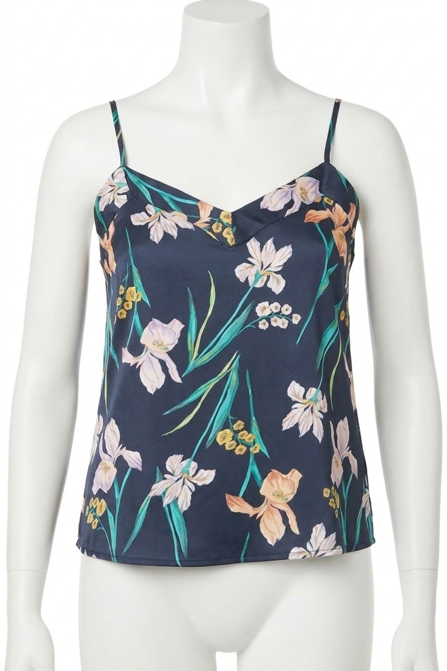 NEW PJ SALVAGE loungewear lily forever cami in blue